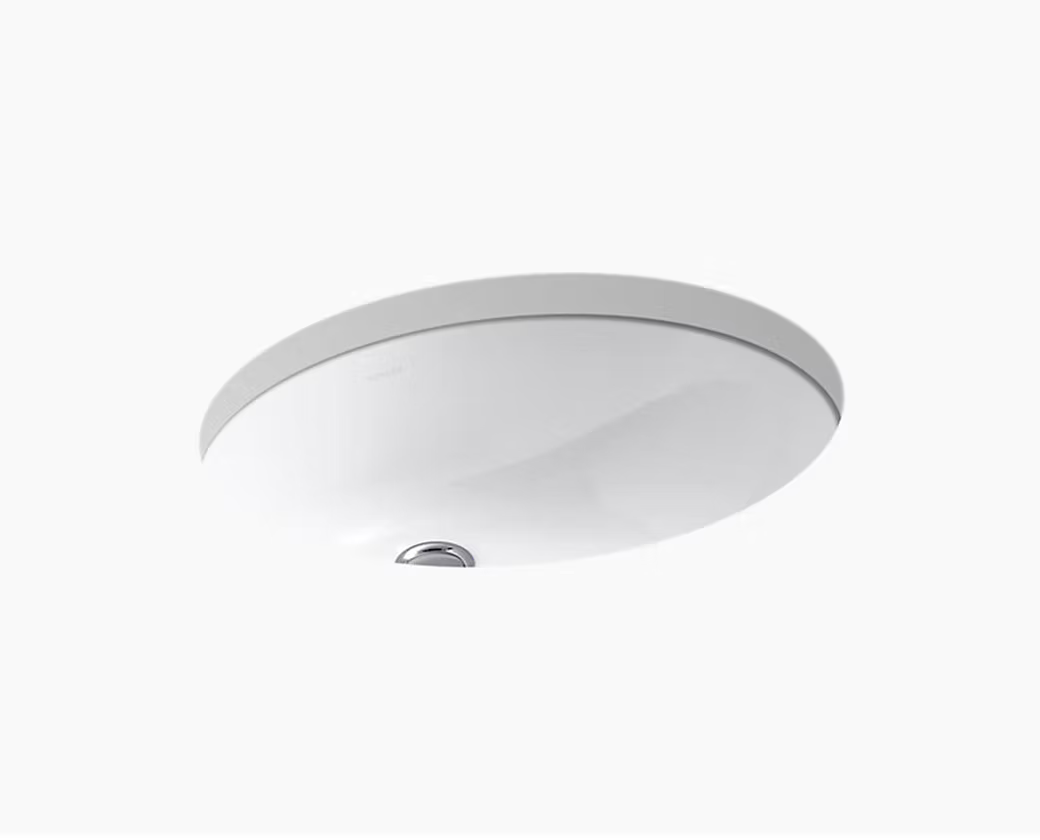 KOHLER Caxton Oval Vitreous China Vanity Sink