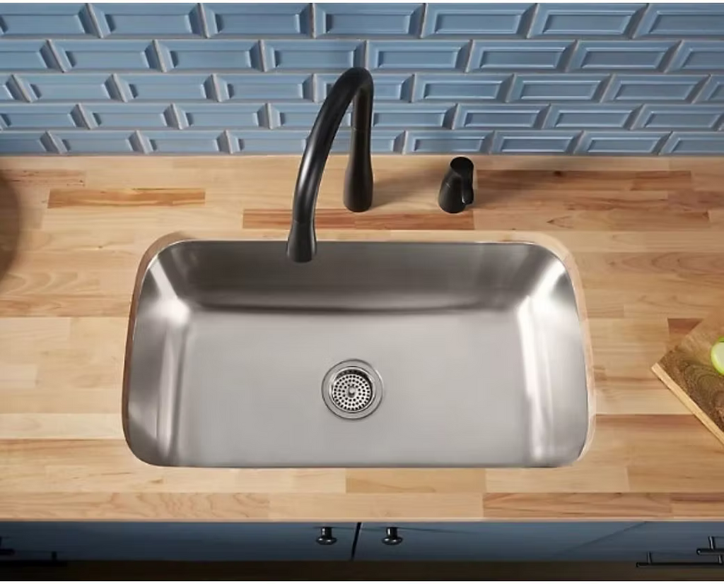 STERLING 11600 Stainless Steel Undermount Kitchen Sink