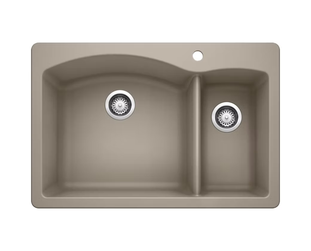 BLANCO Diamond 80-20 Double Bowl Granite Composite Kitchen Sink