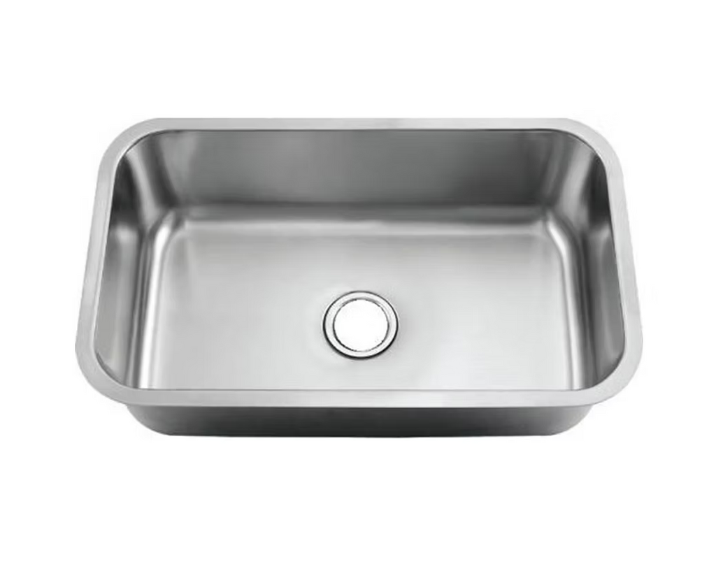 PROHS Large Single Bowl Stainless Steel Undermount Kitchen Sink