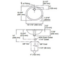 KOHLER Wescott Vitreous China Vanity Sink
