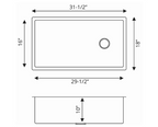 PROHS Large Radial Corner Single Bowl Handmade Stainless Steel Kitchen Sink