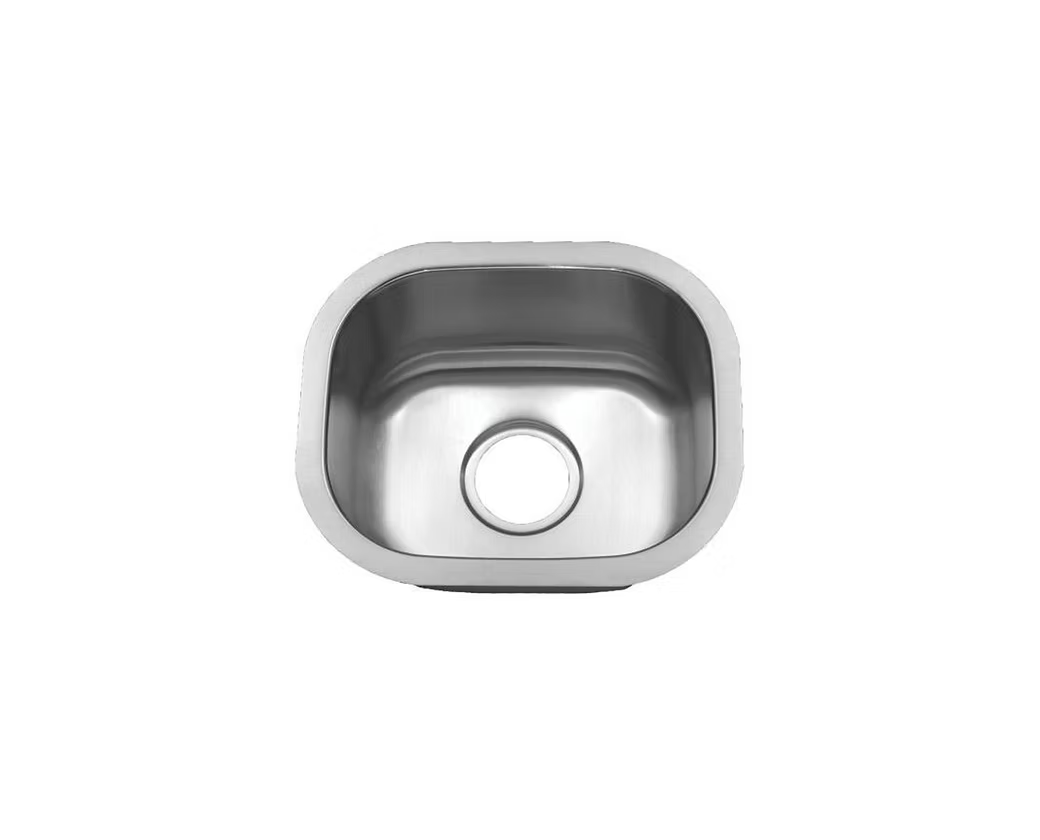 PROHS Small Single Bowl Stainless Steel Undermount Kitchen Sink