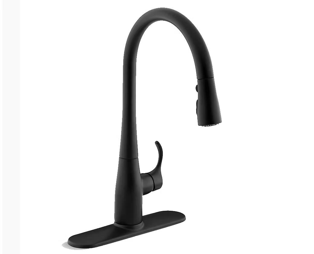 KOHLER Simplice with Three-Function Sprayhead Kitchen Faucet