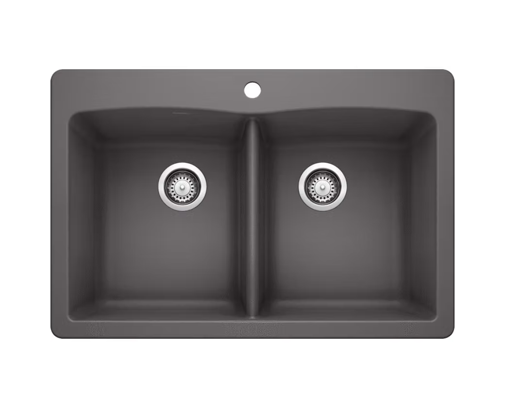BLANCO Diamond Equal Double Bowl Granite Composite Kitchen Sink