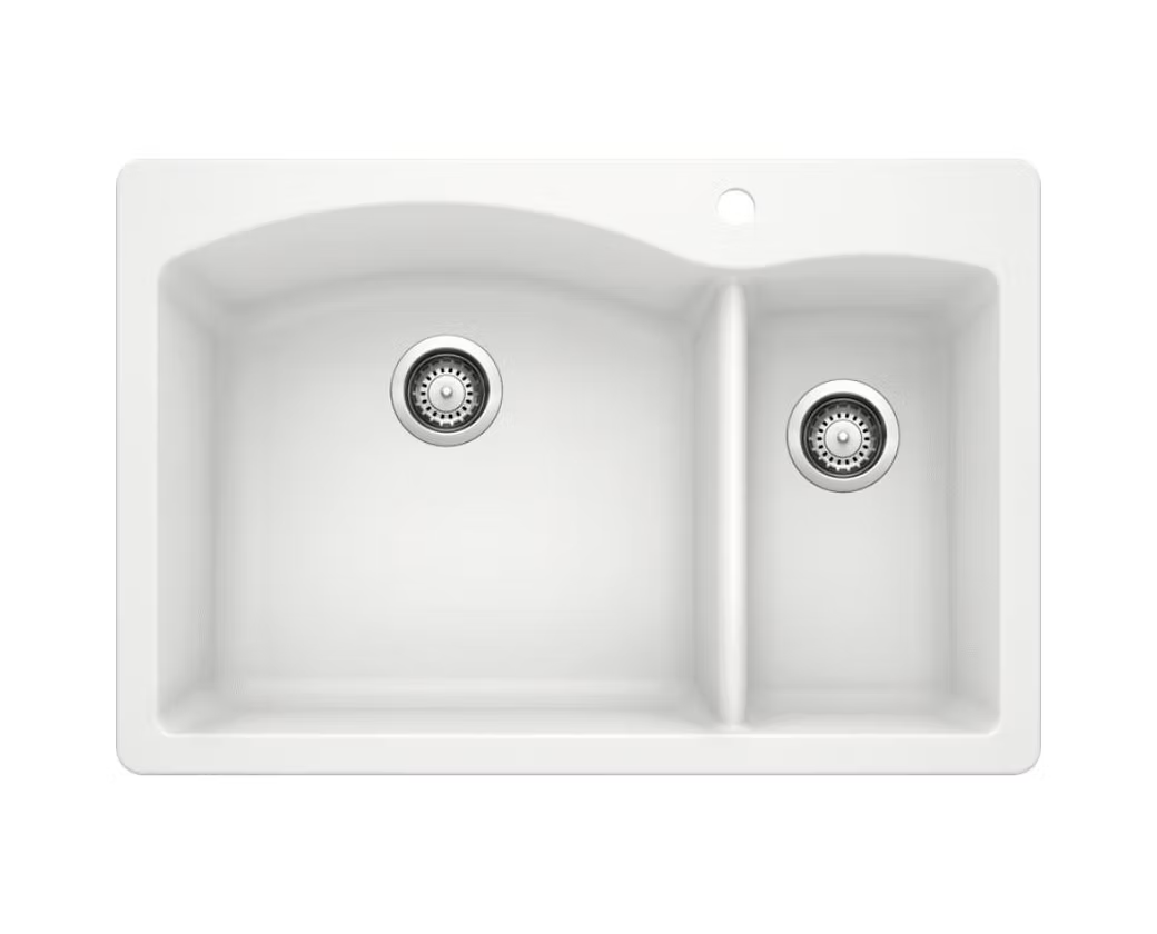BLANCO Diamond 80-20 Double Bowl Granite Composite Kitchen Sink