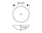 PROHS Vessel Glass Vanity Sink