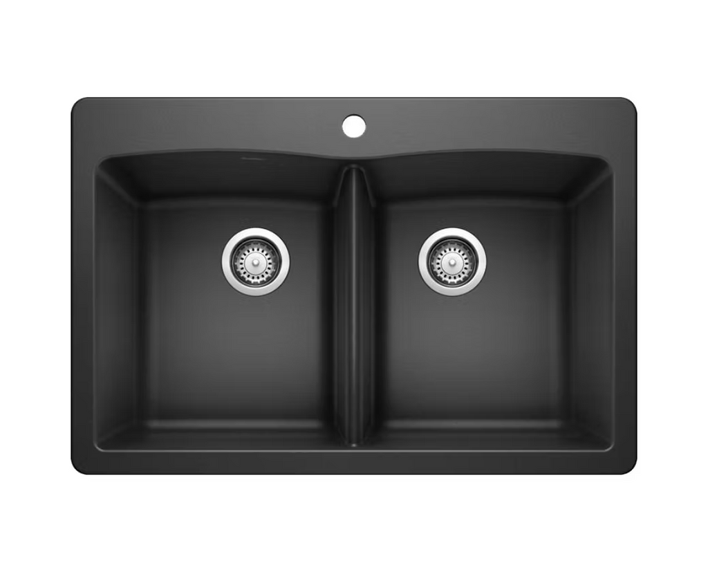 BLANCO Diamond Equal Double Bowl Granite Composite Kitchen Sink