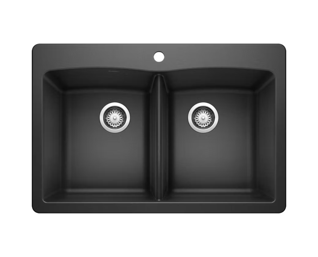BLANCO Diamond Equal Double Bowl Granite Composite Kitchen Sink