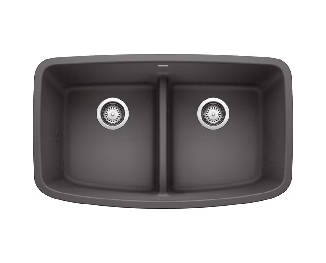 BLANCO Valea Equal Low Divide Granite Composite Kitchen Sink
