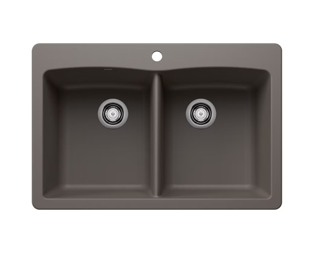 BLANCO Diamond Equal Double Bowl Granite Composite Kitchen Sink