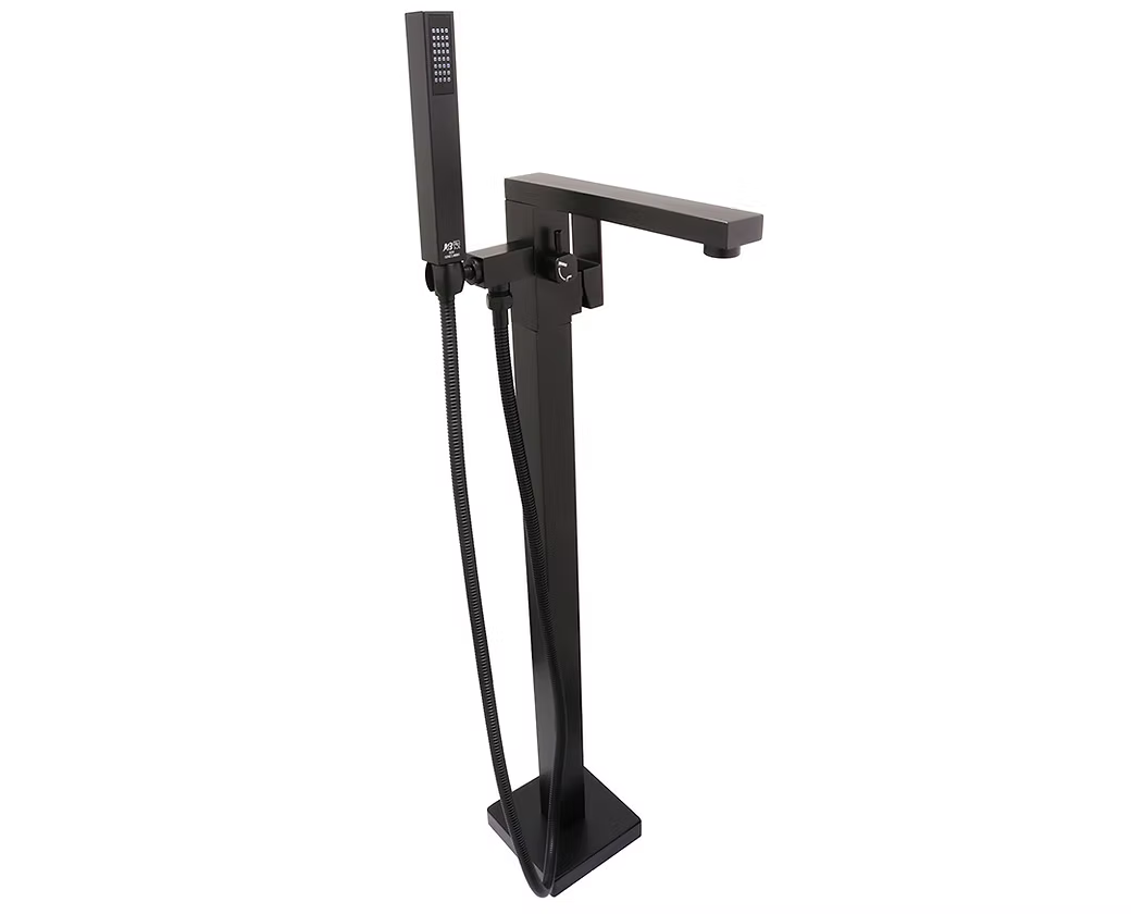 HUNTINGTON BRASS Razo Free Standing Tub Filler w/ Hand Shower
