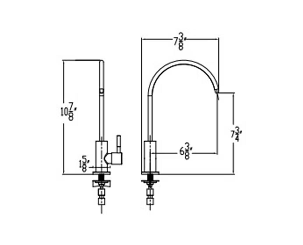 HUNTINGTON BRASS Contemporary Drinking Faucet