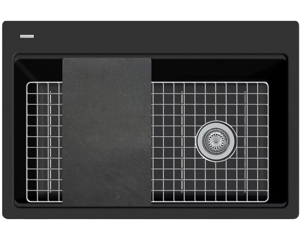 Q Lucca Granite Composite Workstation Kitchen Sink