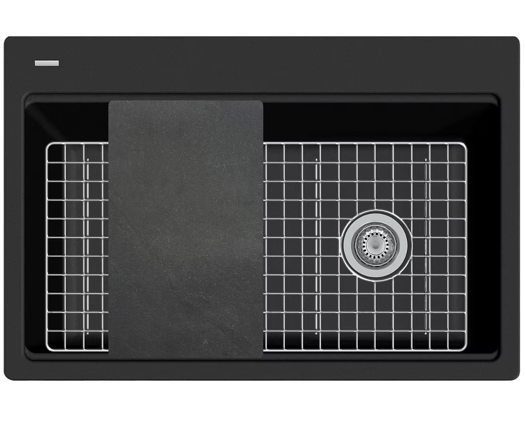 Q Lucca Granite Composite Workstation Kitchen Sink